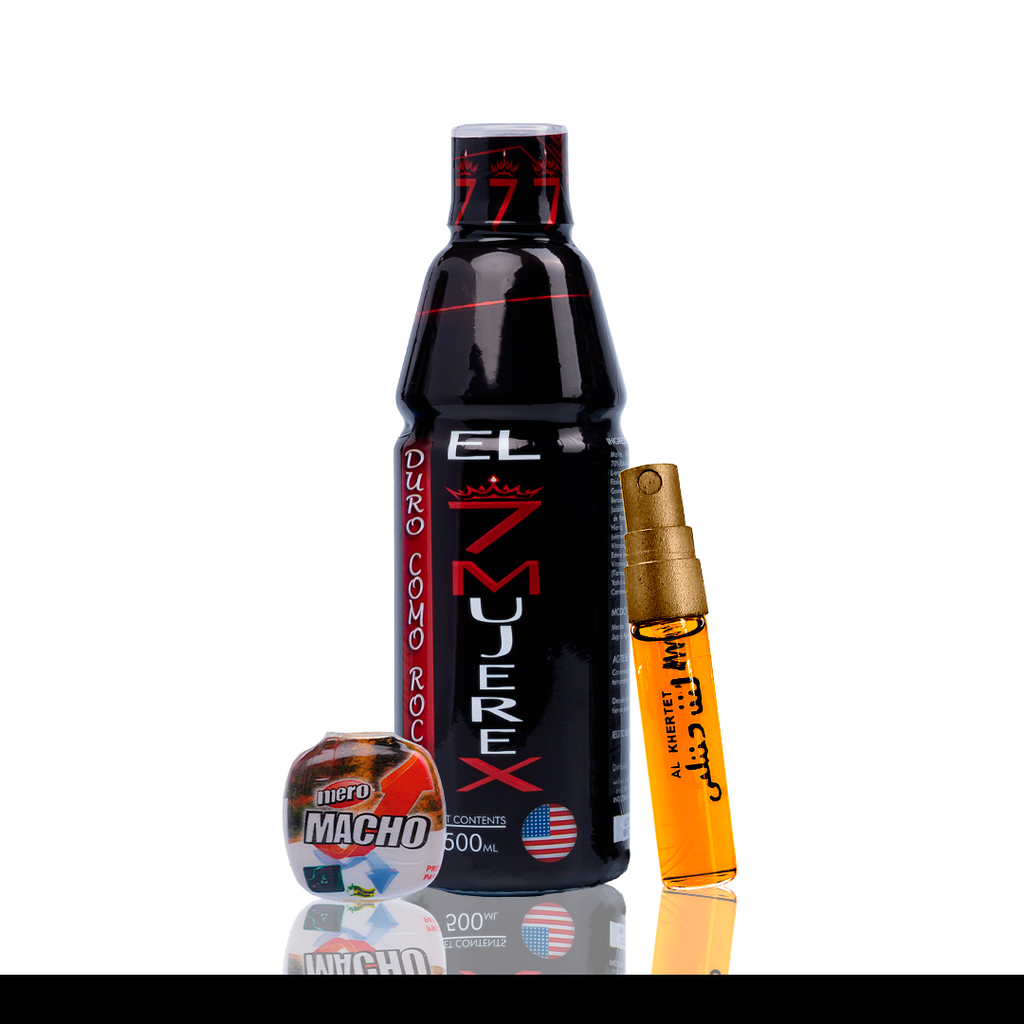 Jarabe 7 Mujerex + Rinho Extra Fuerte Spray + Obsequio Pastillas Mero Macho