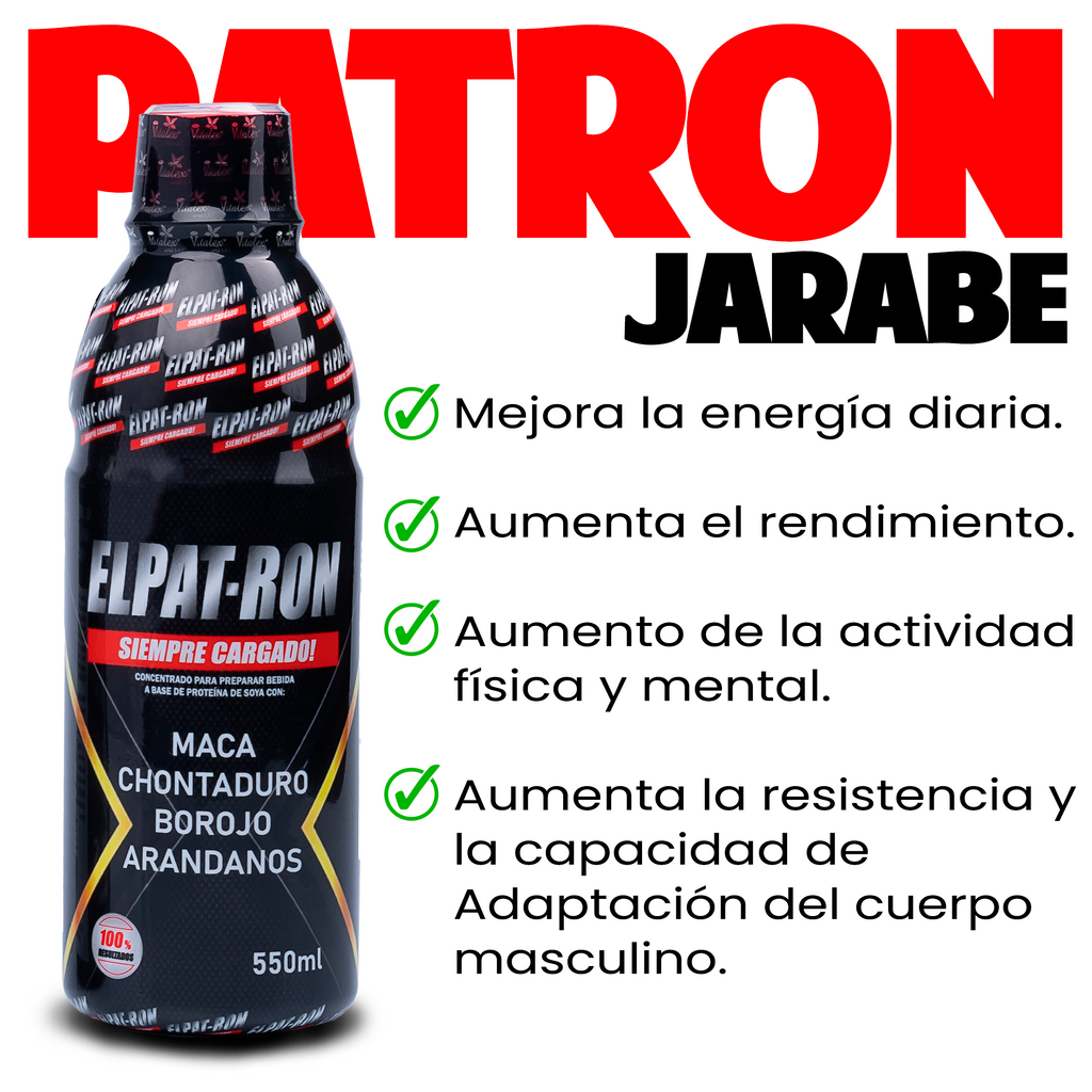 Jarabe El Patron + Rinho Extrafuerte + Obsequio