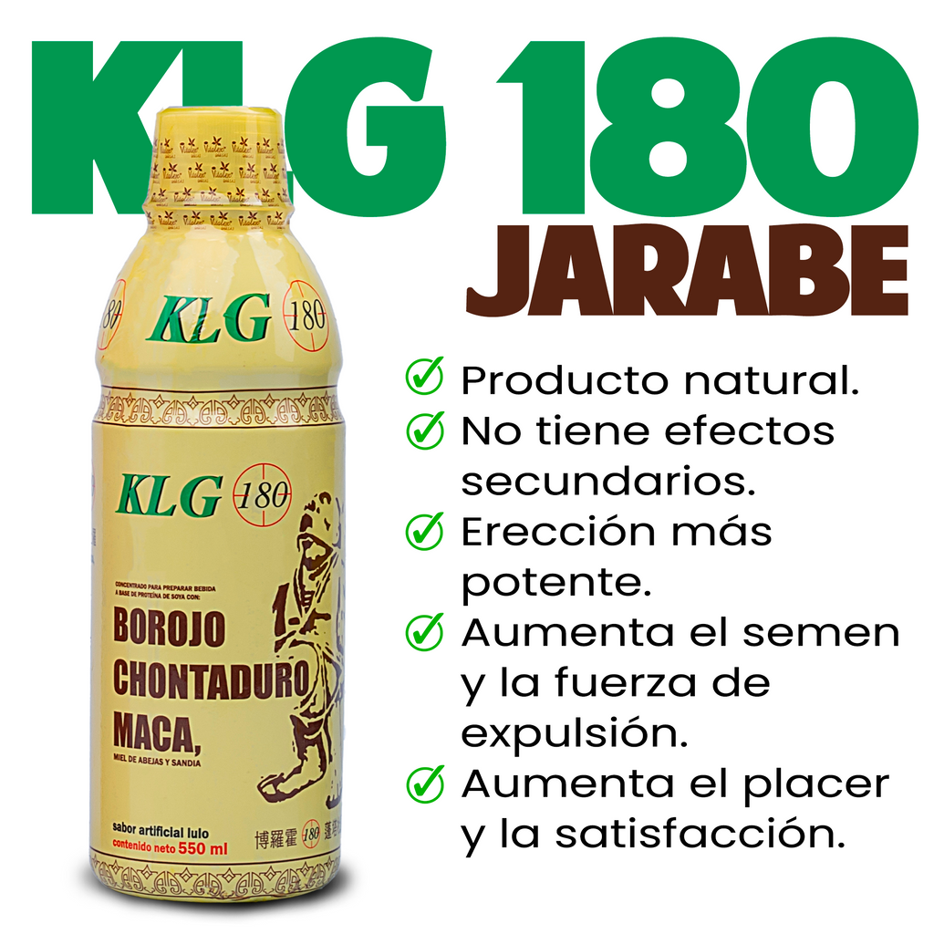 Jarabe K.L.G 180 +El Gladiator + Rinho Extra Fuerte + Obsequio