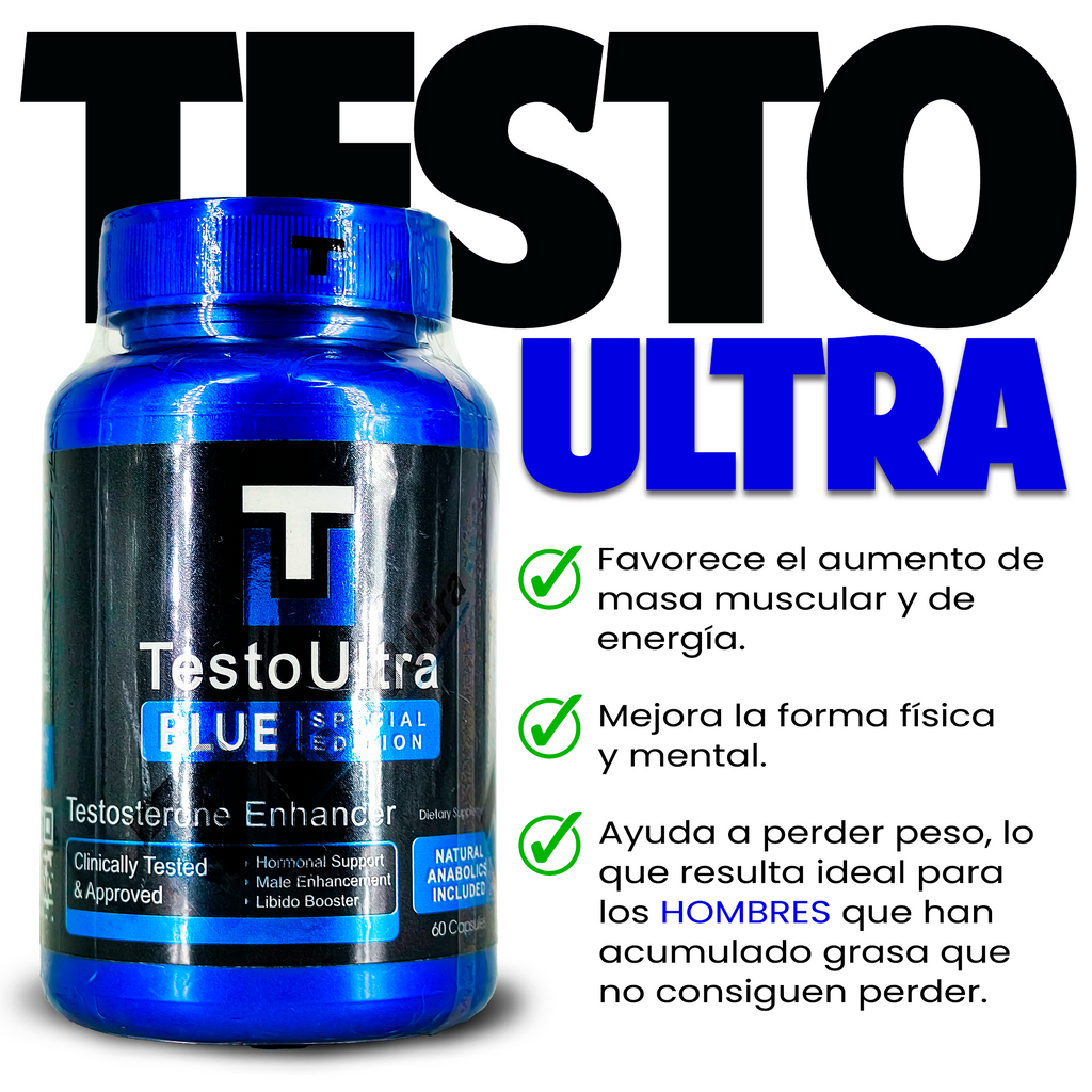 Testo Ultra Blue Generador de Testosterona