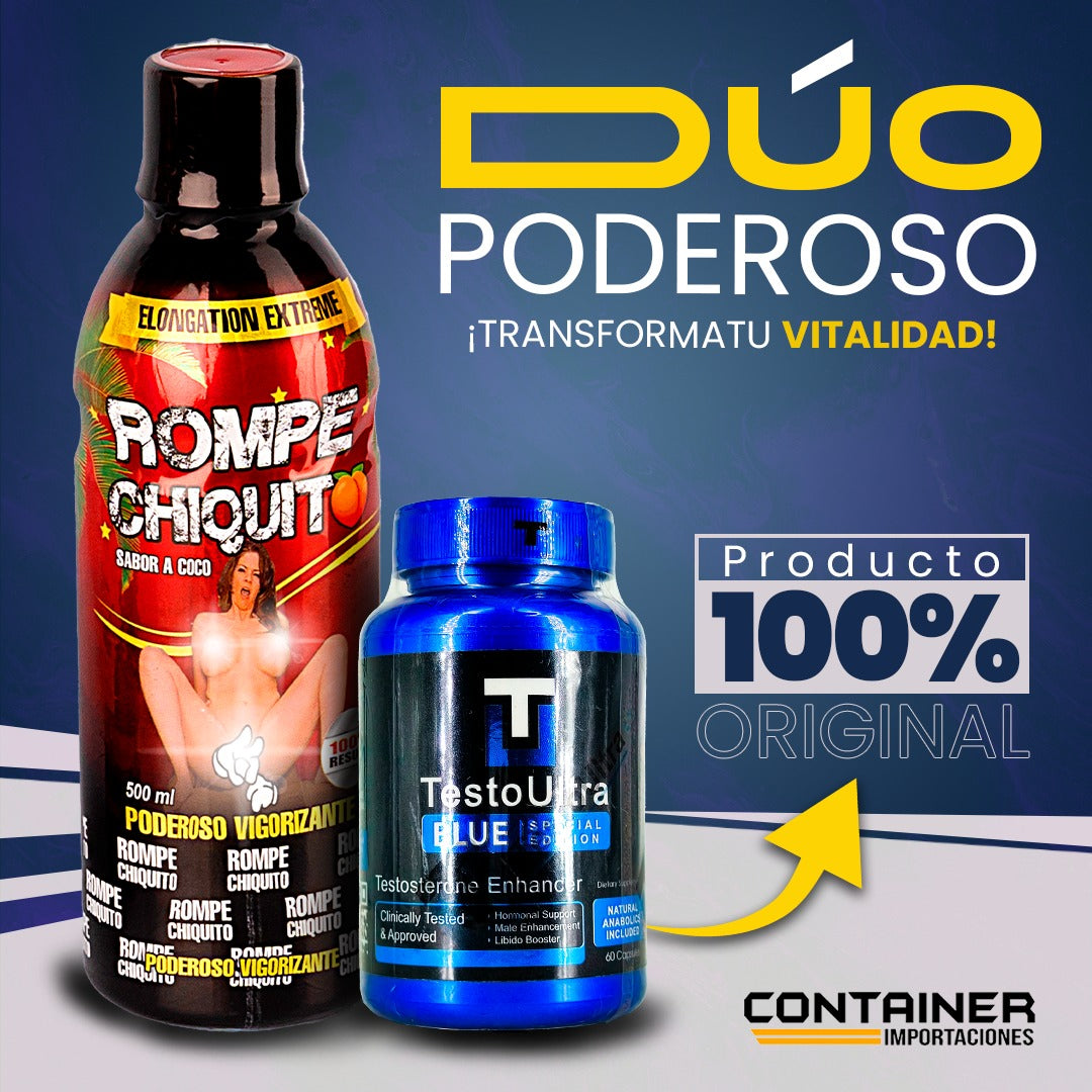 TESTO ULTRA BLUE💙 + JARABE POTENCIADOR ROMPE CHIQUITO⭕